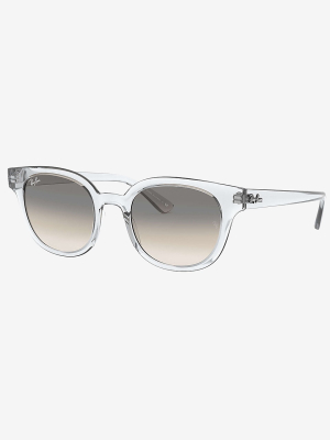 Ray-ban Gradient Clear Rectangle Sunglasses