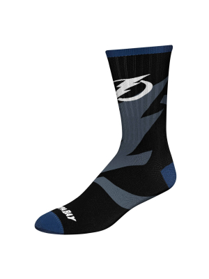 Nhl Tampa Bay Lightning Tone Black Crew Socks