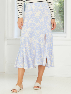 Women's Floral Print Midi Slip Skirt - Who What Wear™