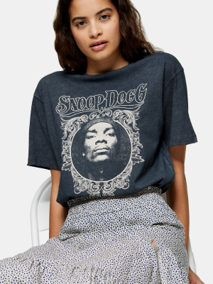 Snoop Dogg Face Print T-shirt By And Finally