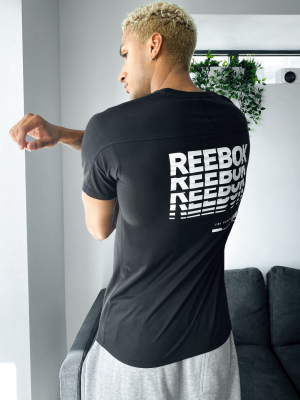 Reebok Training Graphic T-shirt In Black