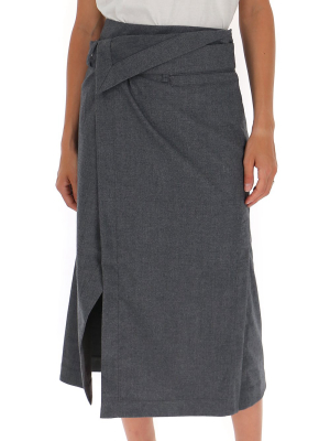 3.1 Phillip Lim Wrapped Midi Skirt