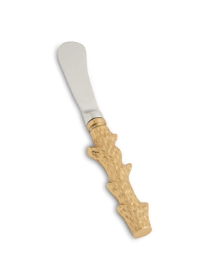 Julia Knight Coral Spreader Knife In Gold - Set Of 4