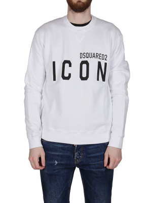 Dsquared2 Icon Print Crewneck Sweatshirt