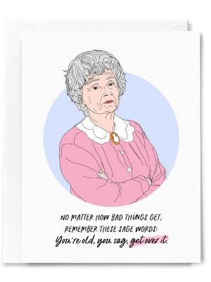 Golden Girls Sophia Petrillo Sage Words Card