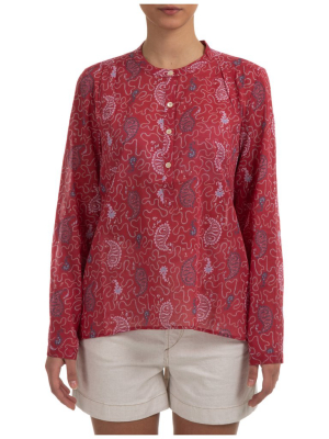 Isabel Marant Étoile Mexika Abstract Printed Blouse