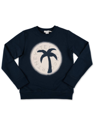 Stella Mccartney Kids Palm Tree Print Sweatshirt