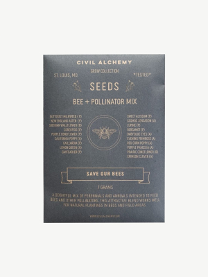 Bee Pollinator Seed Packet