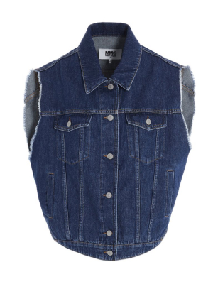 Mm6 Maison Margiela Circular Denim Vest