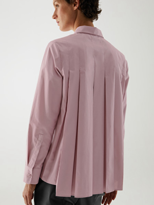 Organic Cotton Pleated Tunic Shirt