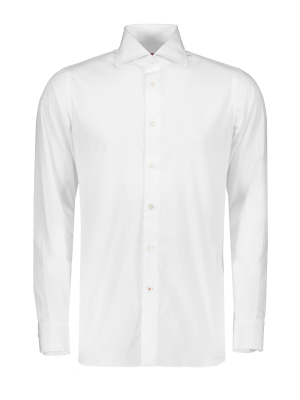 Solid White Long Sleeve Woven