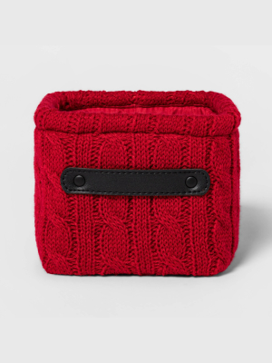 Knit Basket Red - Threshold™