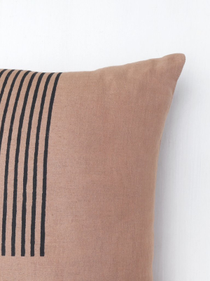 Blush & Black Geometrics Pillow