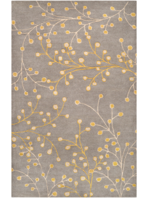 Athena Rug In Taupe & Mustard