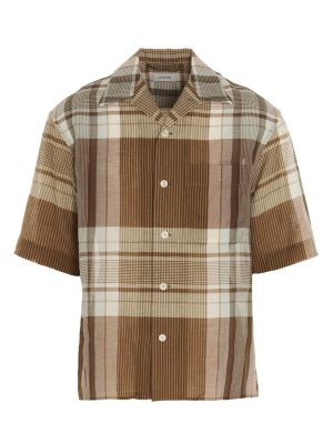 Lemaire Check Short Sleeve Shirt