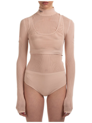 Fendi Micro Mesh Bodysuit