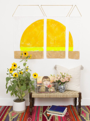 Ojos Abiertos Wall Hanging - Sunshine