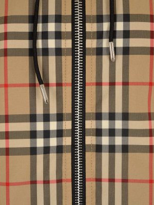 Burberry Reversible Vintage Check Hooded Jacket