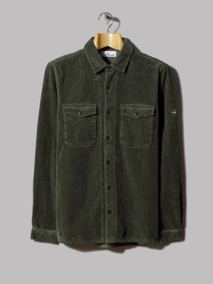 Stone Island Two Pocket Cord Overshirt (sage)