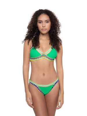 Ferrarini By Pq Swim Kiwi Reef Crochet Bottom