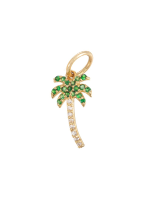 Peridot Palm Tree Charm