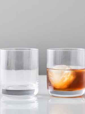 Esme Fluted Whiskey Glasses (set Of 2)