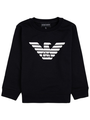 Emporio Armani Kids Logo Printed Sweatshirt