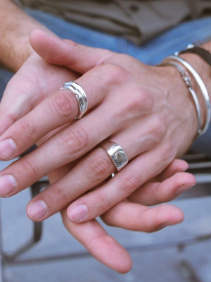 Double Band Ring In Silver