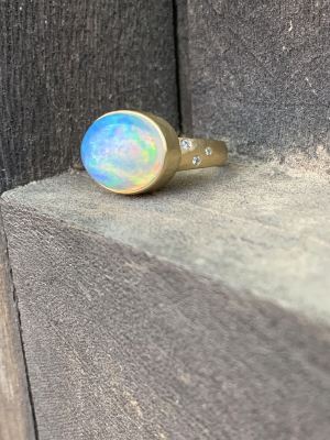 Super Ethiopian Opal Ring