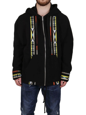 Marcelo Burlon County Of Milan Pattern Motif Hooded Jacket