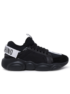 Moschino Teddy Logo Strap Sneakers