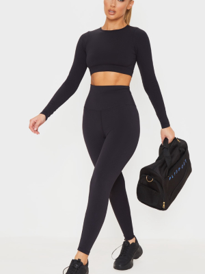 Black Sculpt Luxe Super High Waist Gym Legging