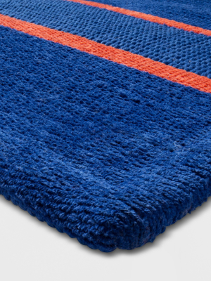 Striped Rug Blue/orange - Pillowfort™