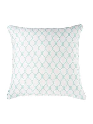 C&f Home 26" X 26" Turquoise Bay Euro Sham