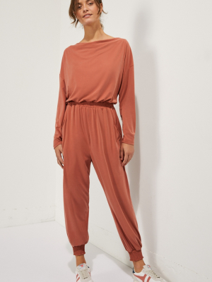 Dylan Cowl-neck Jumpsuit