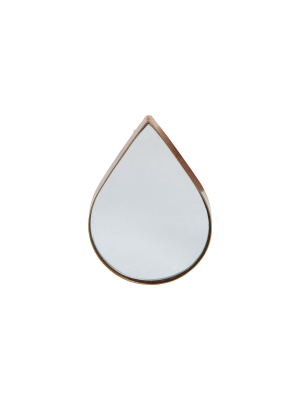 Gold Teardrop Wall Mirror - Foreside Home & Garden