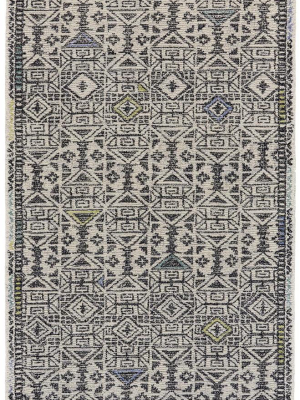 Feizy Home Arazad Rug - Black/line