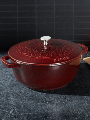 Staub Essential ® Grenadine 3.75-qt. Round French Oven With Lily Lid