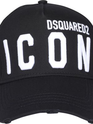 Dsquared2 Icon Logo Embroidered Baseball Cap