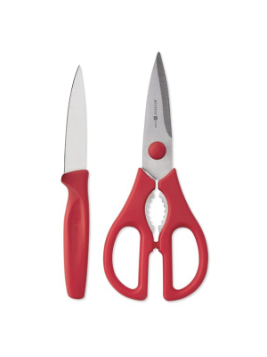 Wusthof Zest 2-piece Shears & Paring Knife Set