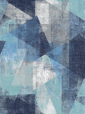 Blue Urban Pop Wallpaper By Walls Republic