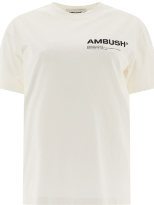 Ambush Logo Printed Crewneck T-shirt