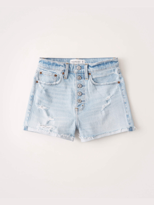 High Rise Mom Shorts