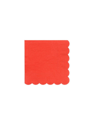 Red Small Napkins