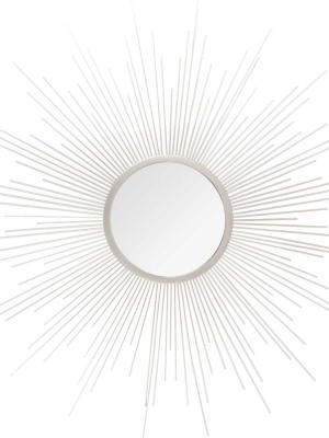 Macie Sunburst Mirror Champagne