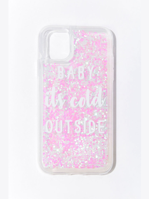Glittered Holiday Case For Iphone 11