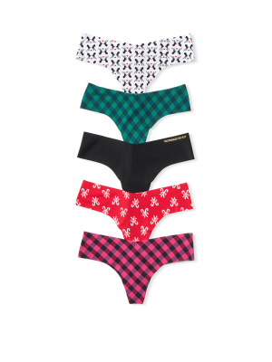 Sexy Illusions By Victoria's Secret 5-pack No-show Thong Panties