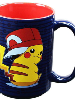 Just Funky Pokemon Pikachu Trainer 16oz Coffee Mug