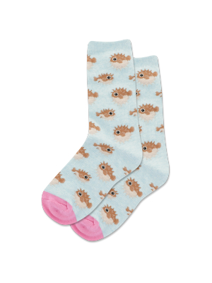 Kid's Pufferfish Crew Socks