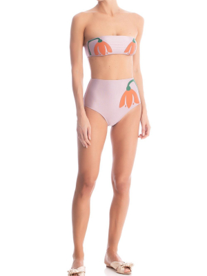 Tulip Strapless Hot Pants Bikini